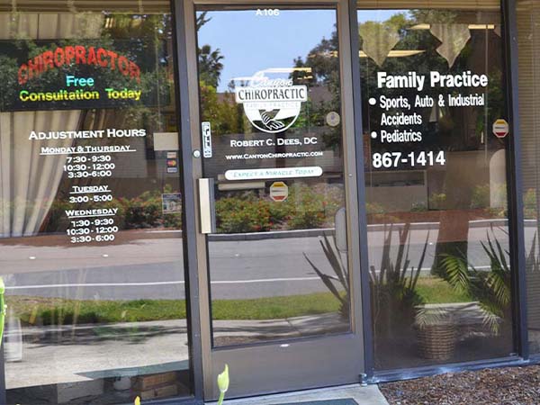 San Ramon Auto Accident Injury Clinic's front door